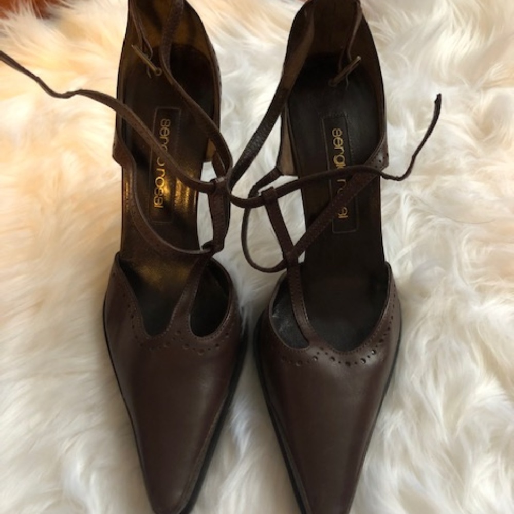 Sergio Rossi T-Strap Pumps